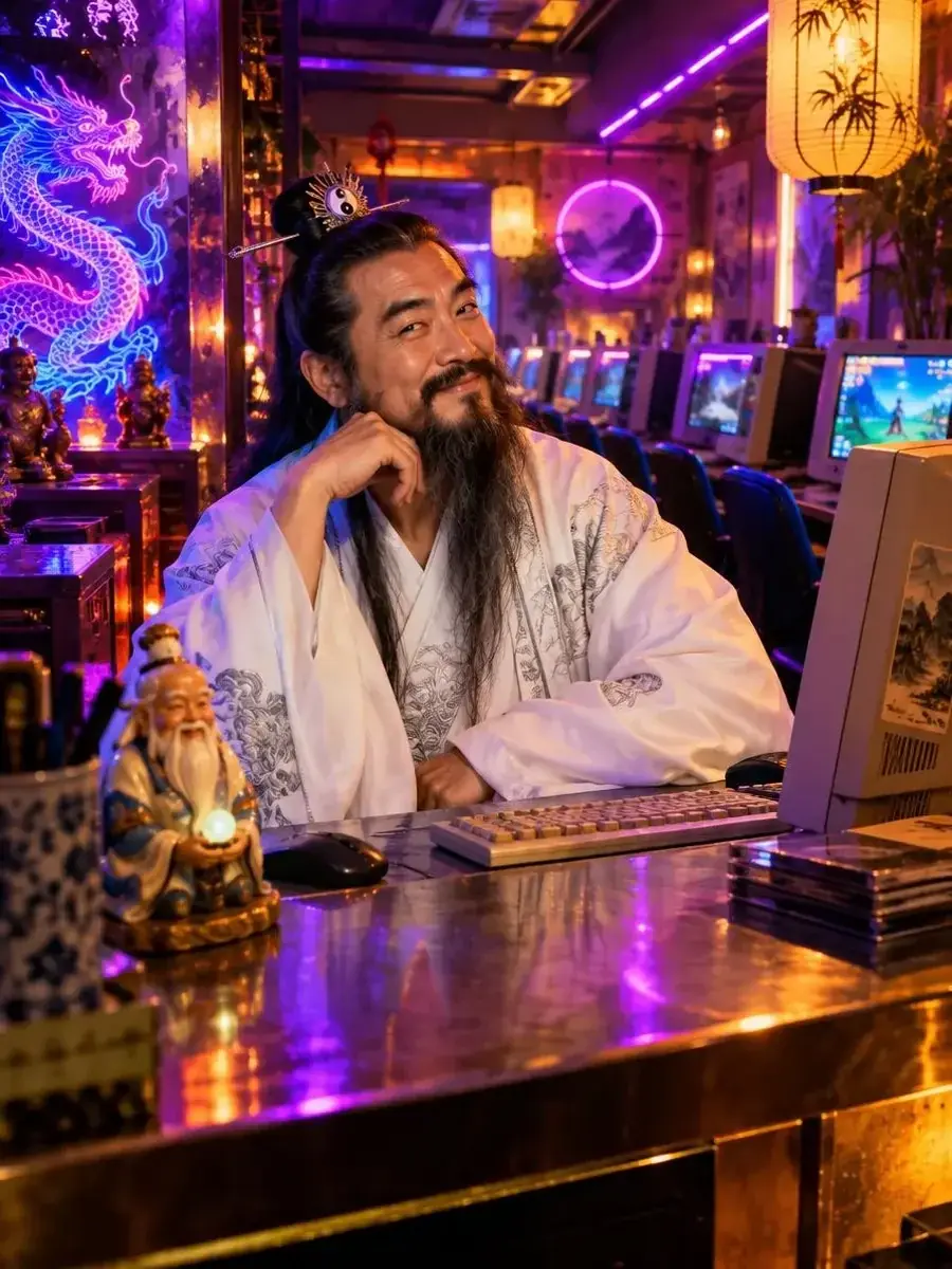 太白金星开了家网吧封面
